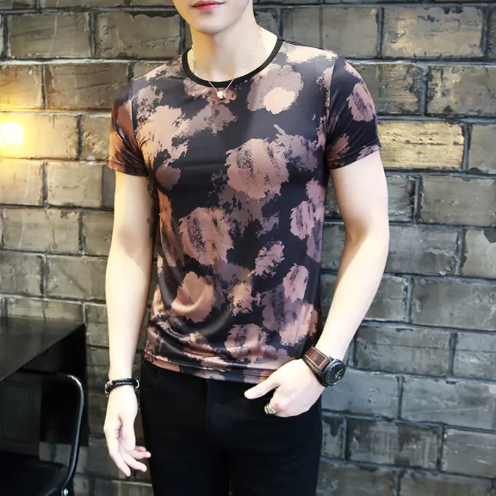 muscle fit graphic tees