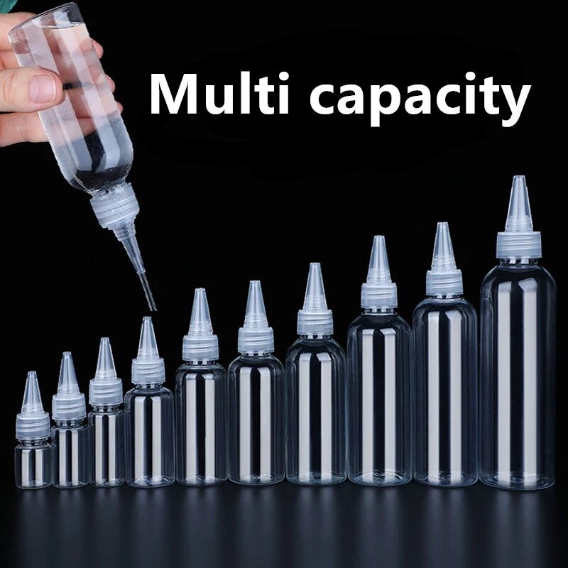 Bóp Trong Suốt 5-120Ml Lọ Có Ống Nhỏ Giọt/Rỗng Có Thể Nạp Lại Chai Nhựa/Chai Pha Chế/Hộp Đựng Đi Du Lịch Và Đi Ra