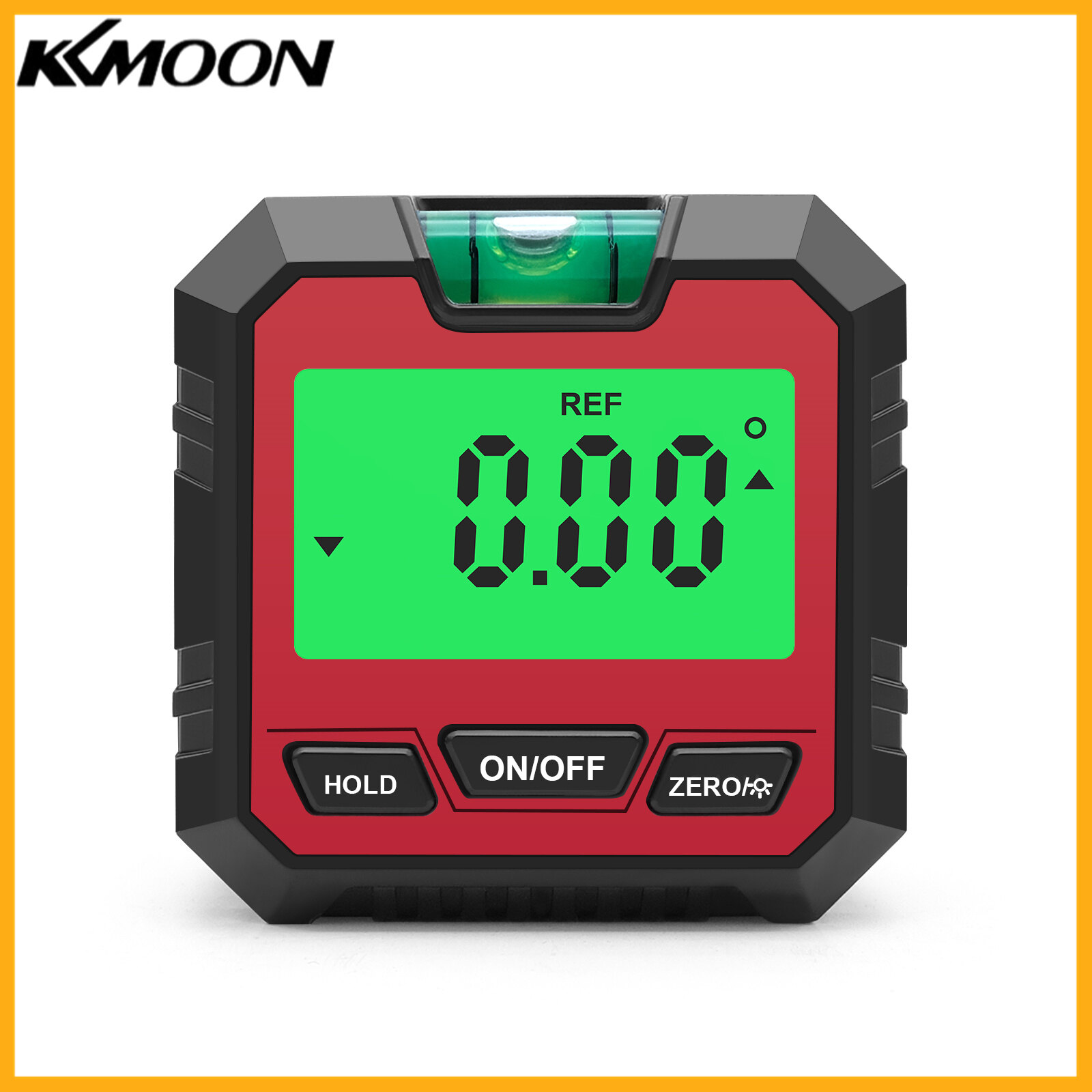 Mini Digital Inclinometer Protractor/Inclinometer/Level 3 IN 1 Angle Finder Angle Meter/Bevel Gauge 90° Gauge Digital Level Box for 4 x 90 Degree Measuring Range