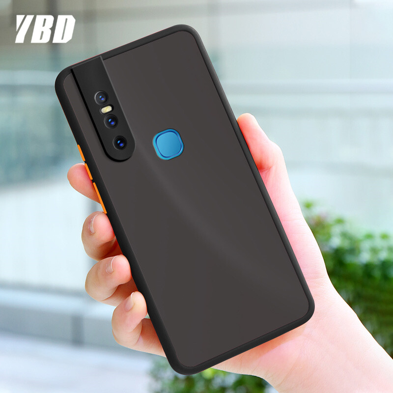 YBD Precision camera protection case For Vivo V15 Casing multiple colour Matte Hard PC Back Cover Shockproof Phone Case