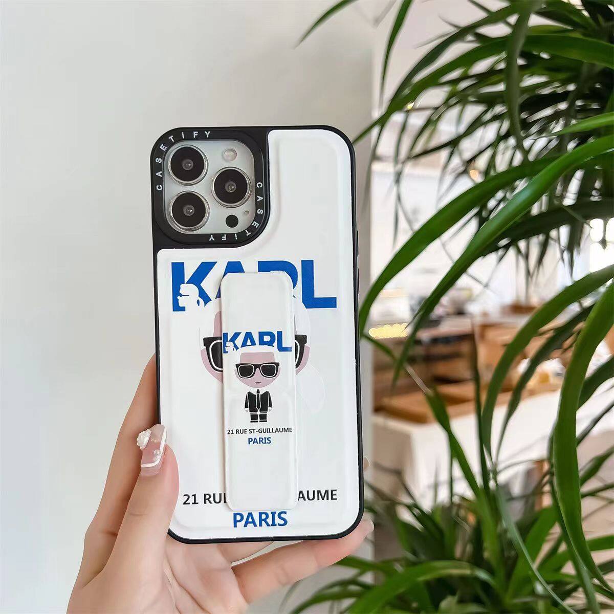 Casetify x KARL LAGERFELD cho Iphone 14 Pro Max / iPhone 13 Pro Max / iPhone 12 Pro Max / iPhone 11 Pro Max vỏ điện thoại