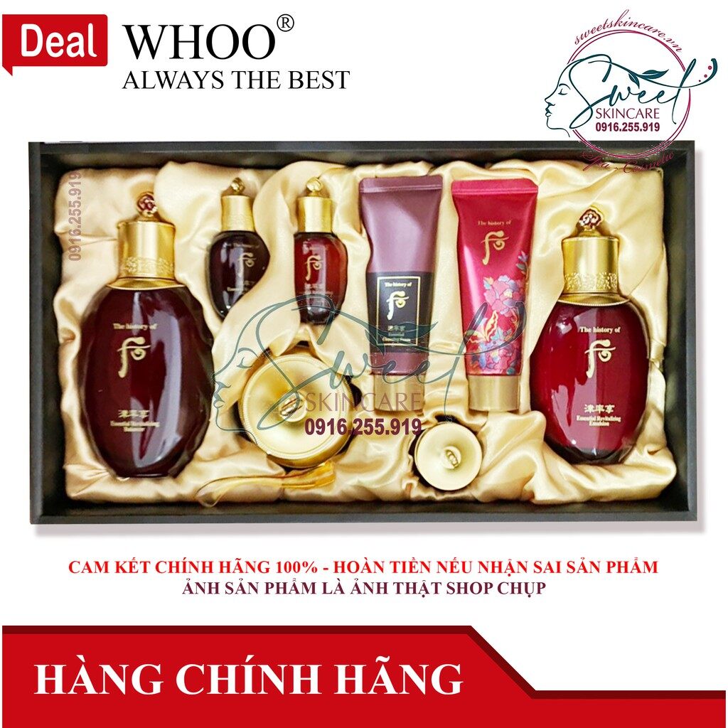 Set Dưỡng [whoo đỏ] Jinylhyang Chống Lão Hóa