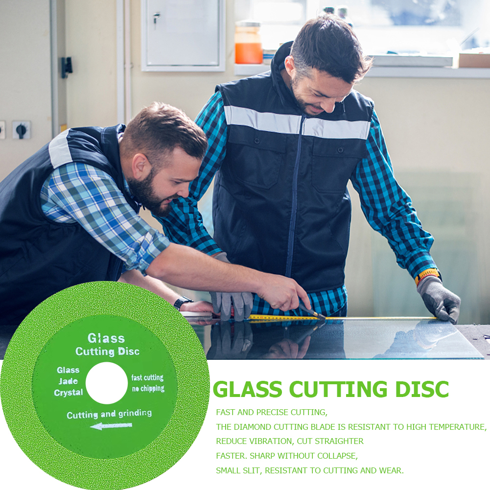 100mm Glass Cutting Disc Sprecise Sharp Diamond Chamfering Cutting Blade Ultra-thin Polishing Cutting Blade DIY Tool for Ceramic