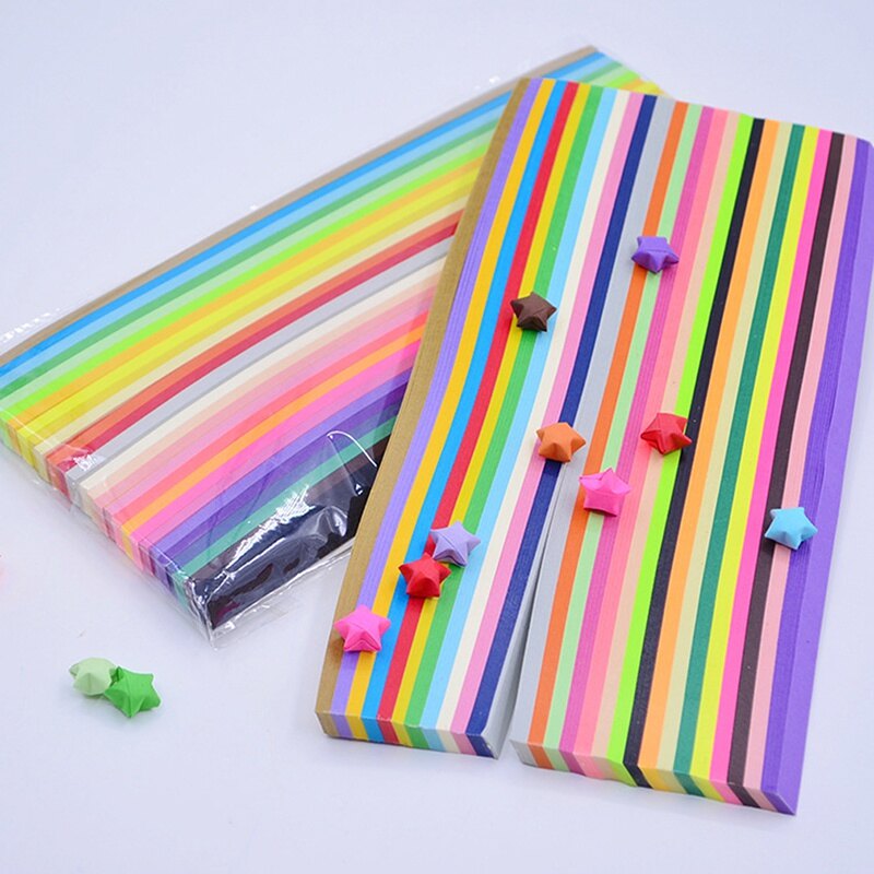 Handcraft Origami Lucky Star Paper Strips Paper Origami Paper Decoration