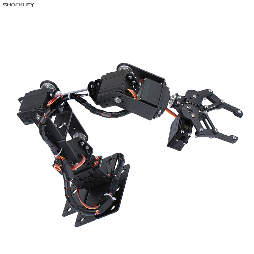Shockley Cánh Tay Robot Kit 6doof Lập Trình cánh tay robot Tự Làm Lập Trình Bộ Robot Với Mã Nguồn Mở Và Hướng Dẫn(Không bao gồm thiết bị lái)