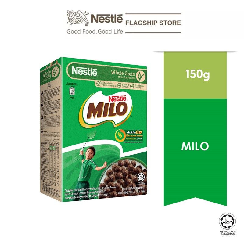 NESTLE MILO Breakfast Cereal Medium 150g [Exp Date Sept'24] Lazada