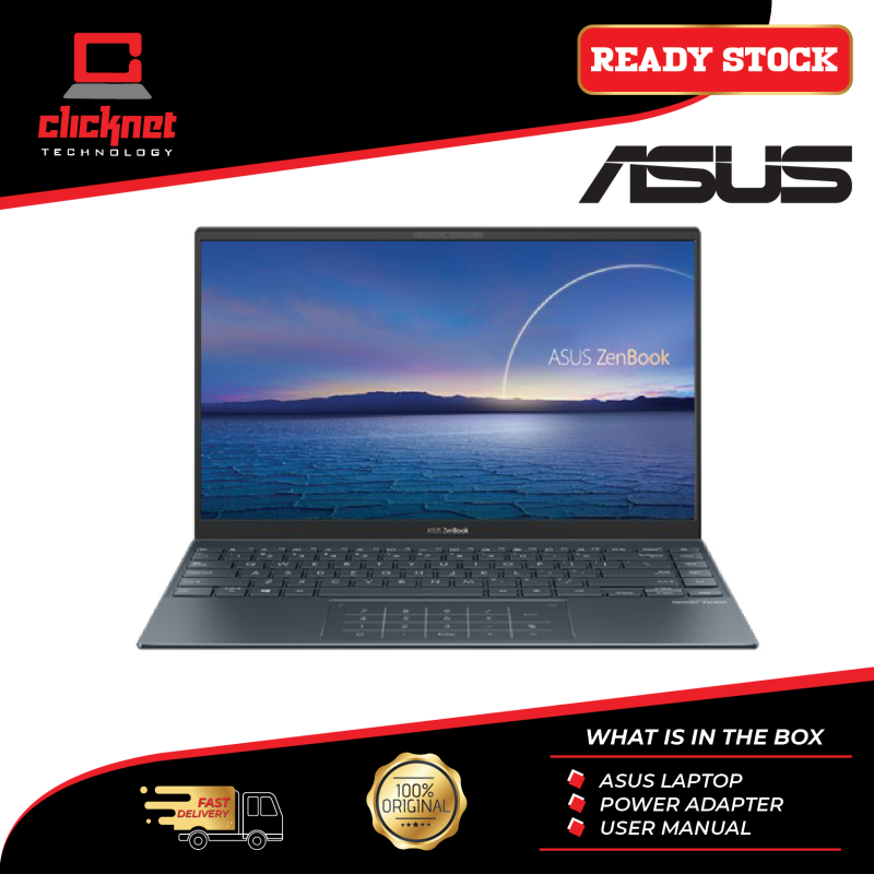 ASUS ZENBOOK UX425E-ABM067TS (I5-1135G7, 8GB, 512GB SSD, INTEL UHD, GREY W10) Malaysia