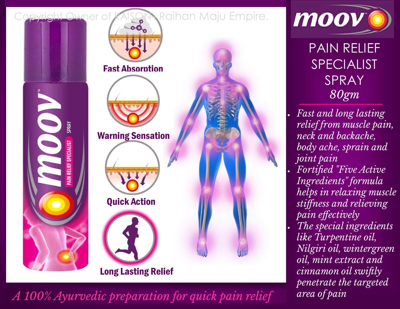 MOOV PAIN RELIEF SPECIALIST SPRAY 80gm Lazada PH