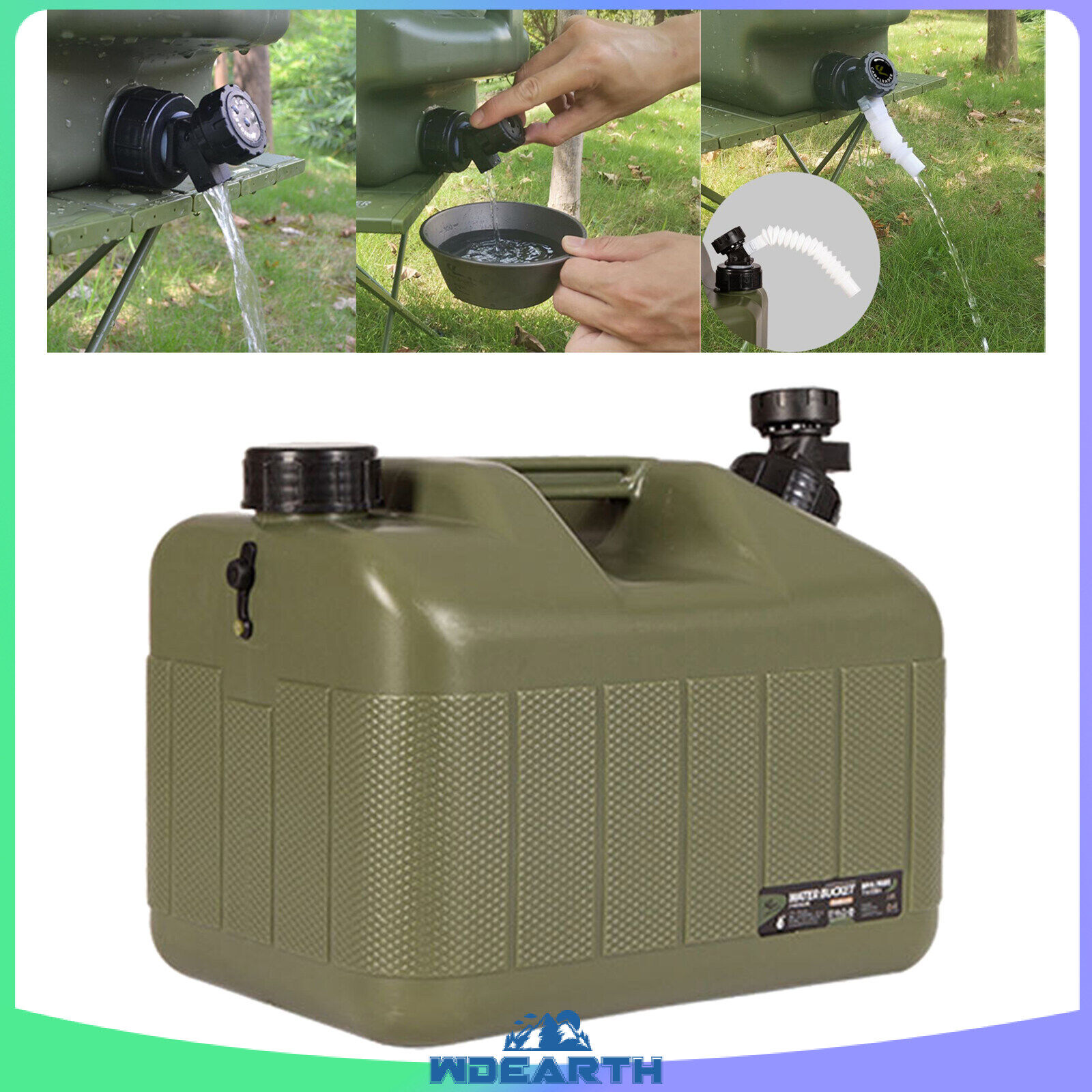 WDEarth Outdoor Water Storage Tank Water Container Water Canteens for