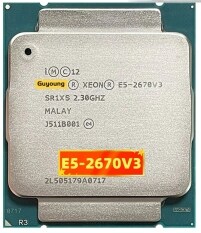 Xeon E5 2670V3 E5 2670 V3 E5-2670V3 E5-2670 V3 SR1XS Bộ Xử Lý CPU X99 2.30GHZ 30M 12-Lõi LGA2011-3