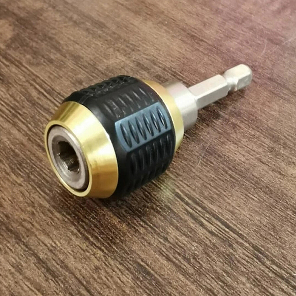 60mm Keyless Drill Chuck Screwdriver Impact Driver Adaptor 1/4 Inch Hex Shank Drill Bit Tool Quick Change Convertor Adapter Tools