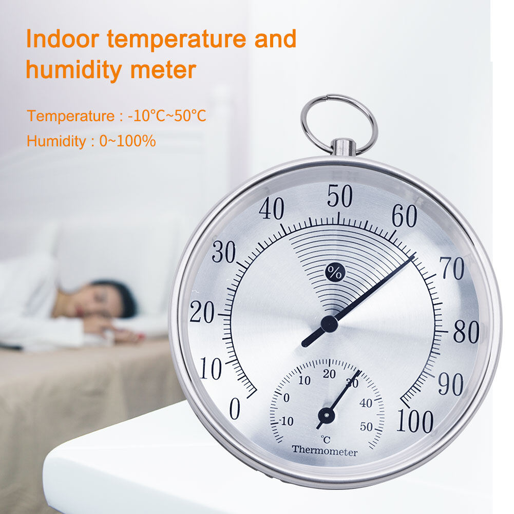 yieryi New Temperature and humidity meter 10CM Indoor Outdoor Thermometer Hygrometer Temperature Meter