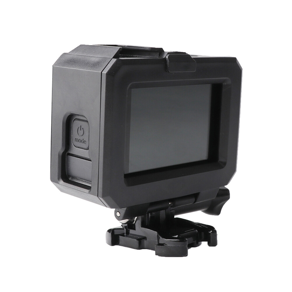 Black Housing Frame Case for GoPro Hero 10 9 Protective Cage Camera Cold Shoe Mount
