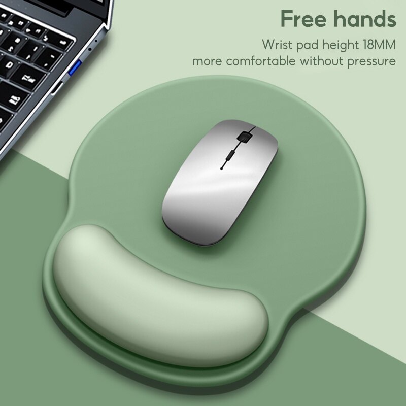 Tbtic đệm cổ tay cầm chuột trò chơi hỗ trợ nghỉ ngơi Ergonomic thoải mái Silicone không trượt mềm mại cho máy tính máy tính xách tay máy tính bảng