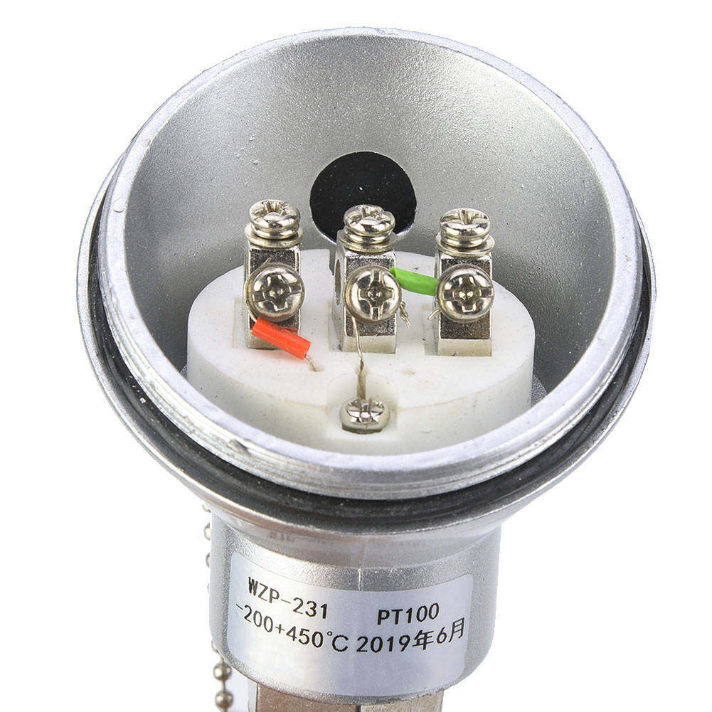 Zonejoy Đầu Dò Cảm Biến Nhiệt Độ RTD PT100, Đầu Cực Cặp Nhiệt Điện NPT 1/2"