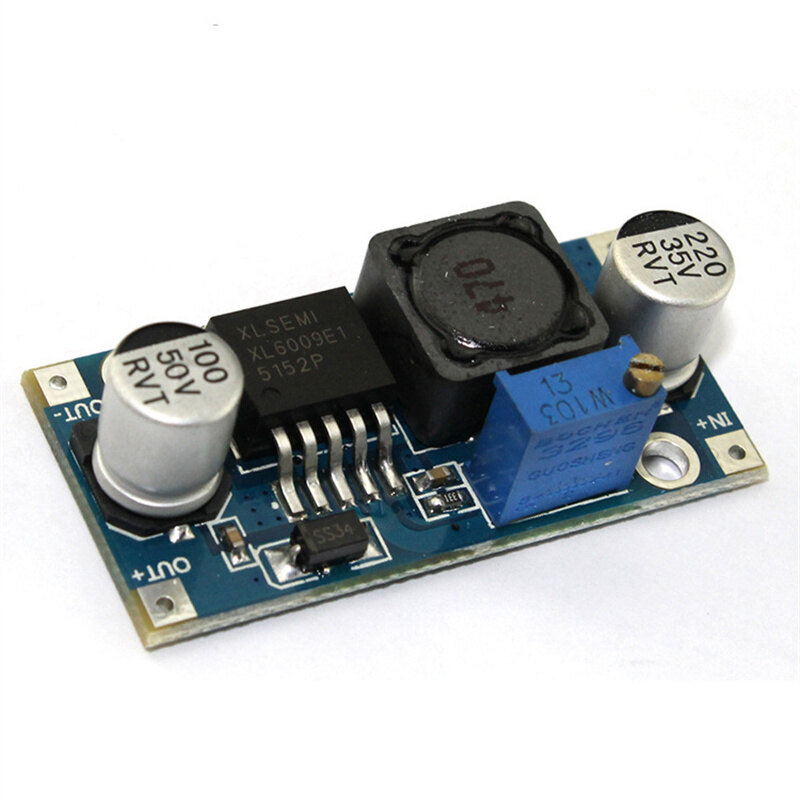 DC-DC XL6009 Bộ Cấp Nguồn Tăng Áp Đầu Ra, Mô-đun Tăng Cường Siêu LM2577 Có Thể Điều Chỉnh-INTL