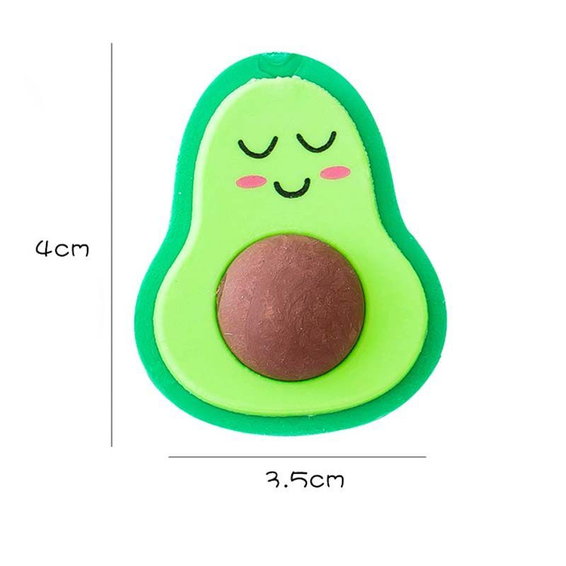 Creative Avocado Eraser Set Student Cute Rubber Student Stationery