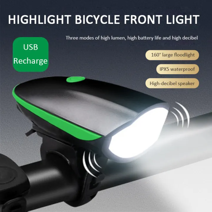 bicycle light and horn