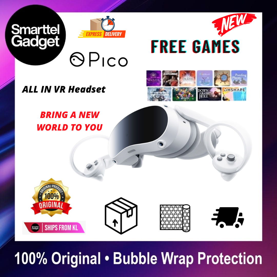 PICO All-in-One VR Headset (8GB+128GB/8GB+256GB) Qualcomm XR2 l