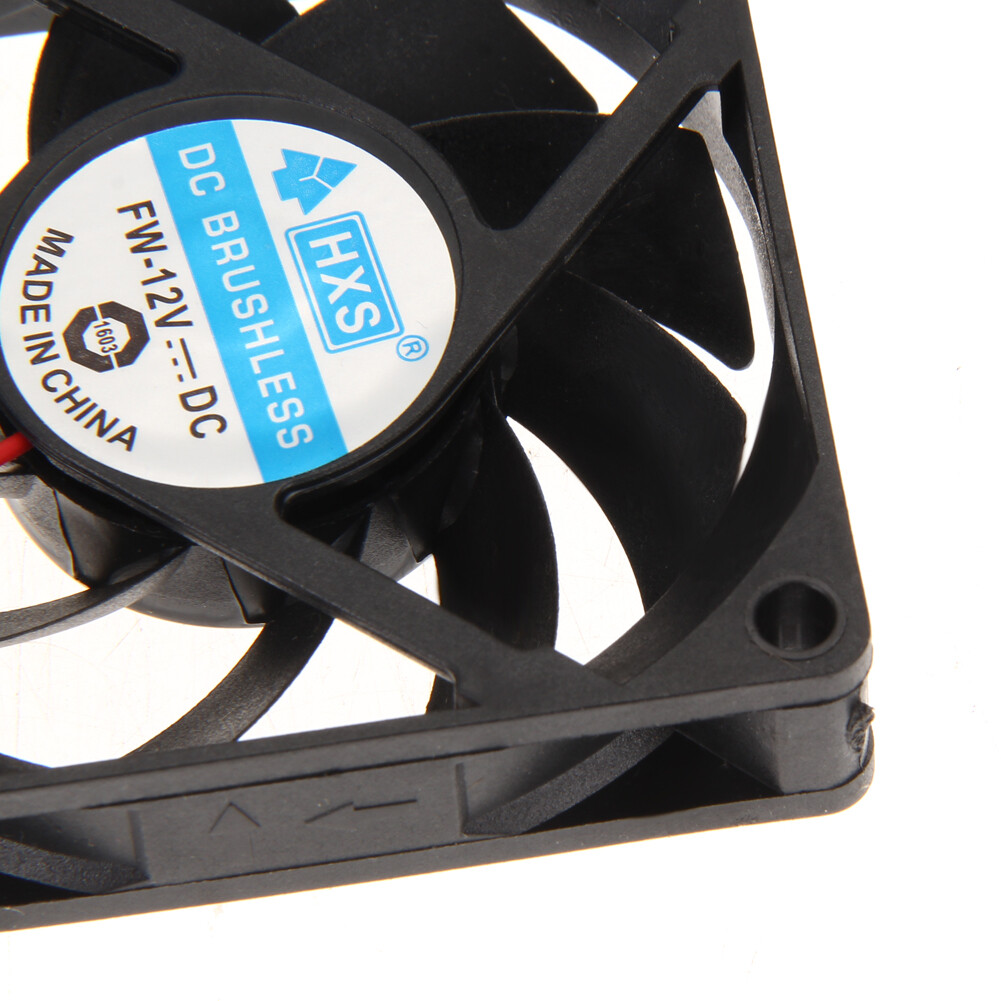 Quạt làm mát Vỏ máy tính cầm tay 12V 7cm 70mm PC CPU Quạt làm mát làm mát