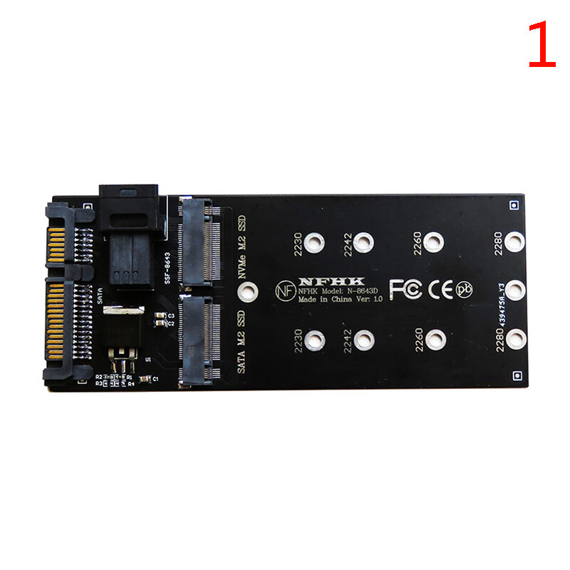 wuyangmin 22Pin SATA M.2 SSD Adapter SFF-8643 to NVMe M.2 NGFF SSD for Mainboard