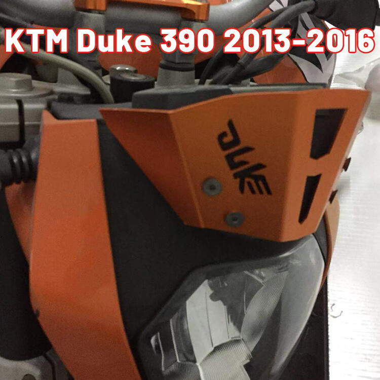 Kính Chắn Gió KTM Tấm Che Đèn Pha Trước Xe Máy Bằng Kim Loại Tấm Chắn Gió Bảng Điều Khiển Kính Chắn Gió Cho KTM DUKE 390 2013 2014 2015 2016