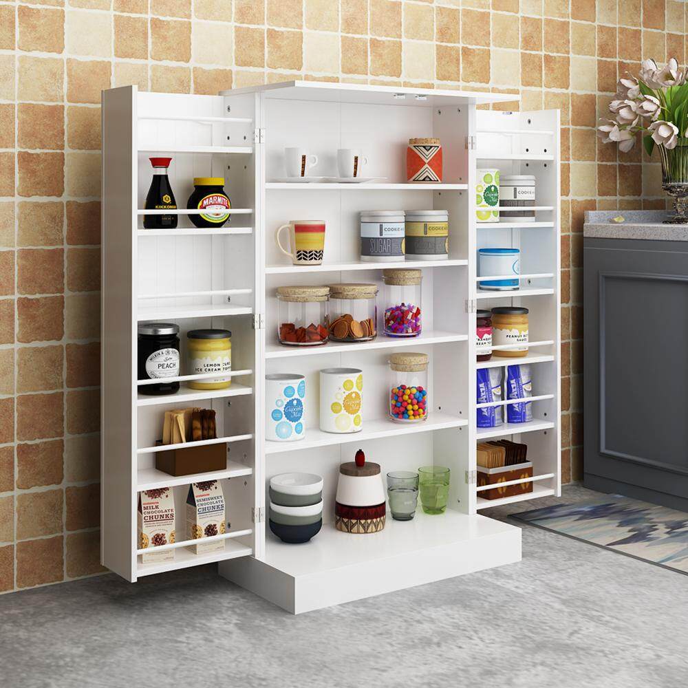 Home Bi Kitchen Pantry Cabinet 5 Door Storage Cabinet With 5 Shelves Cupboard Space Saving Cabinet