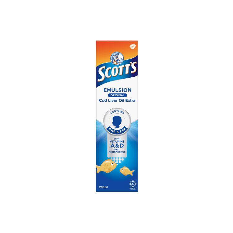 SCOTT'S EMULSION (ORIGINAL) 200ml Lazada