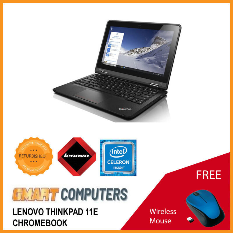 Lenovo ThinkPad 11e Laptop / 11.6 inch Display / Intel Celeron / 4GB DDR3 RAM / 16GB SSD / WiFi / Webcam / Windows 10 Malaysia