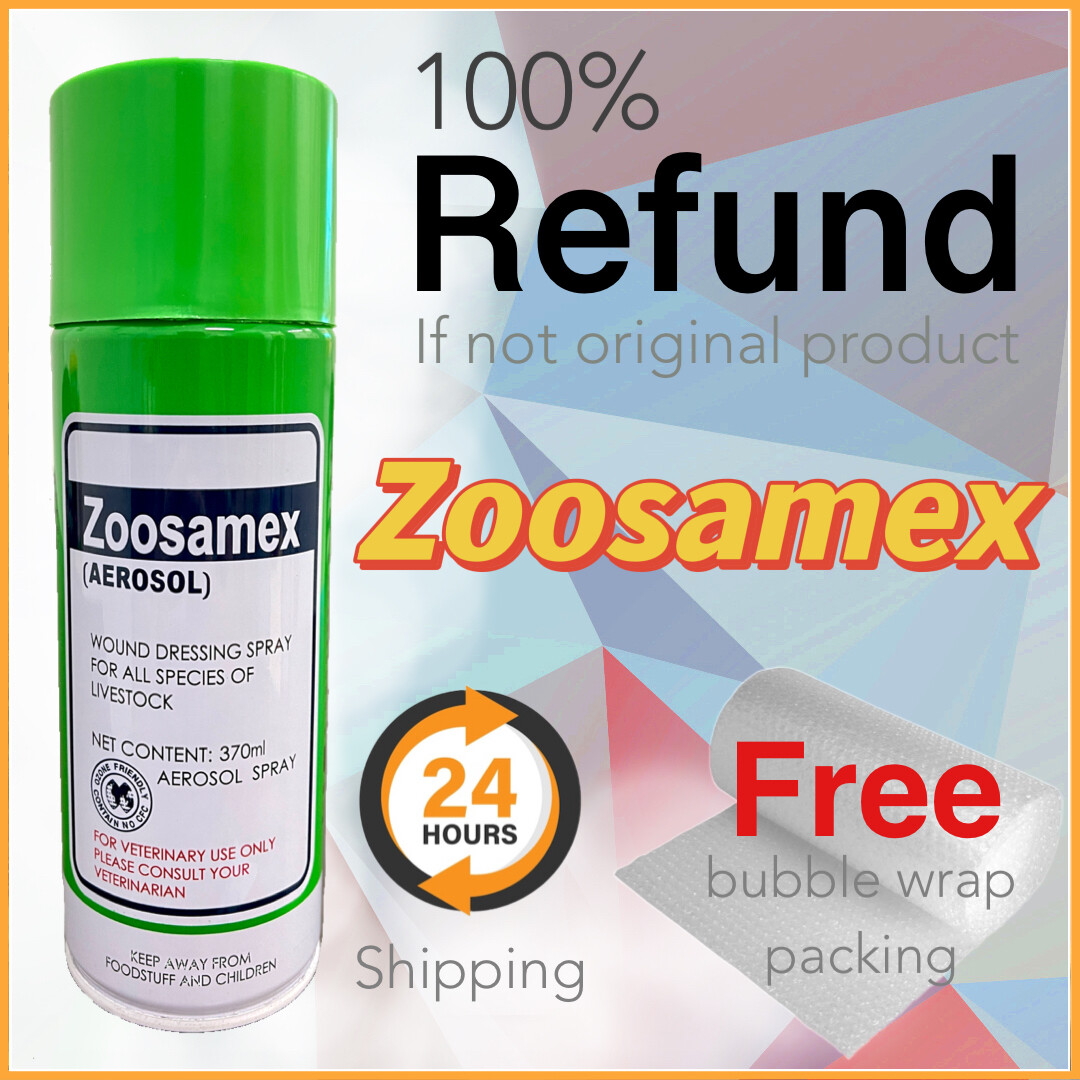 ZOOSAMEX Aerosol Spray luka bernanah dan berulat binatang Wound