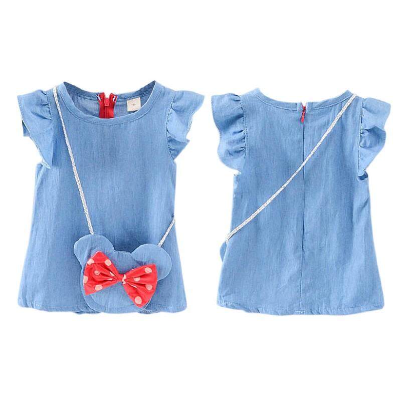 baby girl denim dress outfit