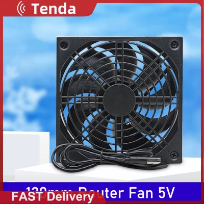 12cm 5V USB Router Fan USB Power Supply TV Set-Top Box Radiator Desktop PC Cooler Air Cooling Fan
