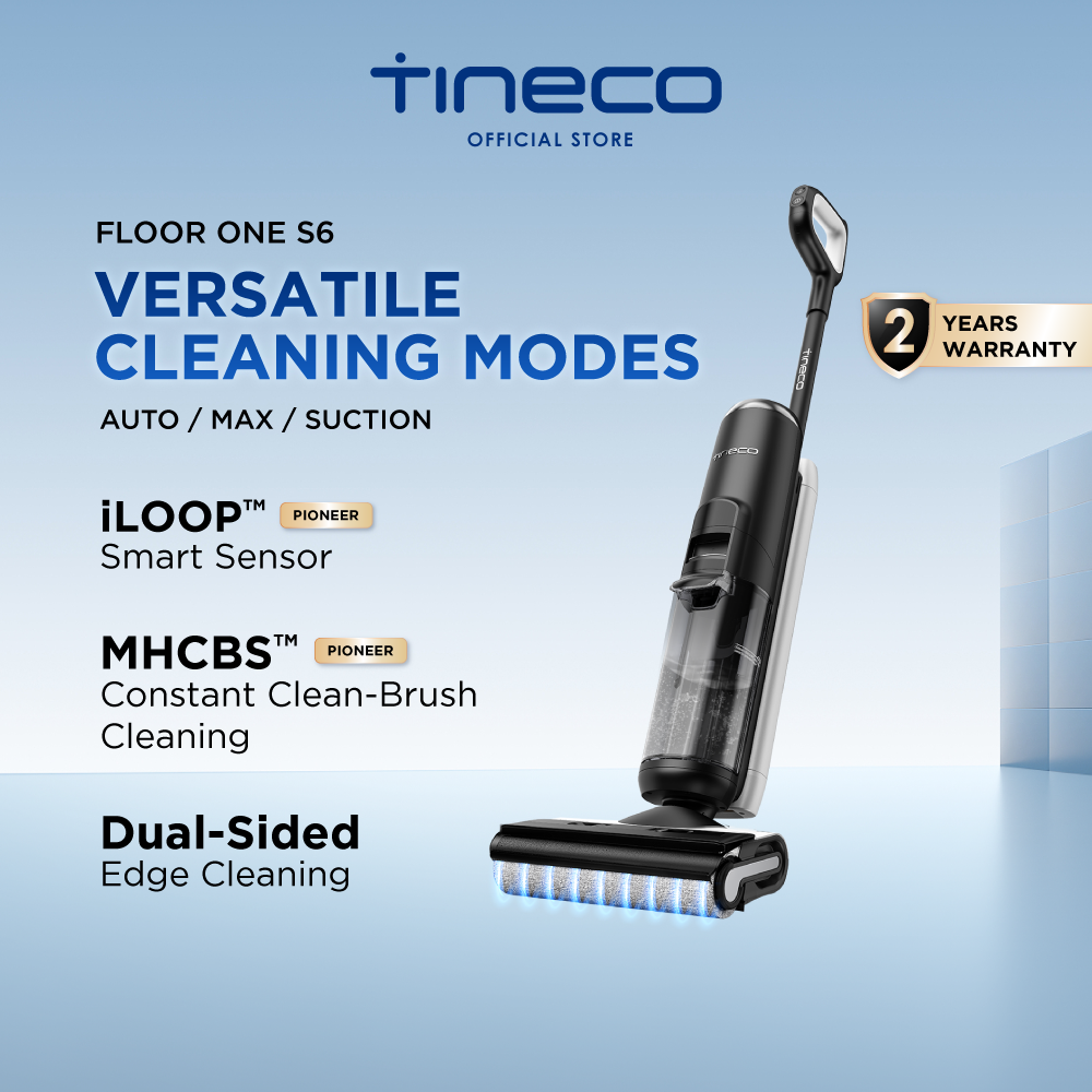 Flagship Tineco Floor One S6 Smart Cordless Wet Dry Floor Washer Vacuum
