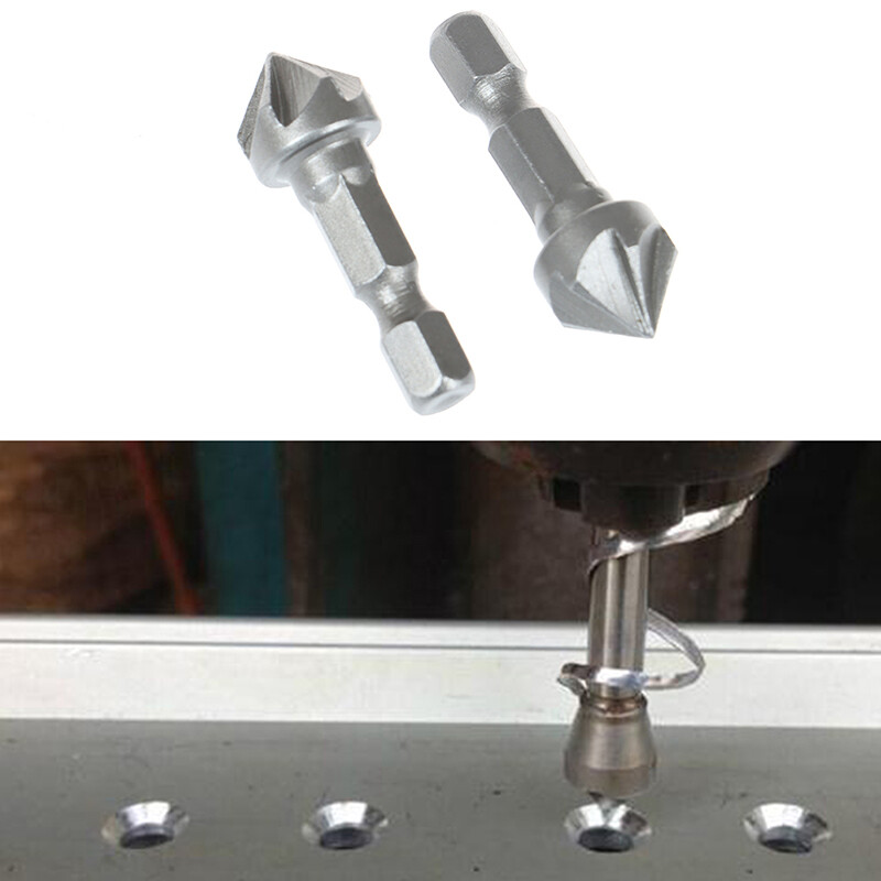 Ministar 6 mũi khoan Ống Sáo mũi khoan chamfer cắt Công cụ gia công gỗ hình lục giác xử lý