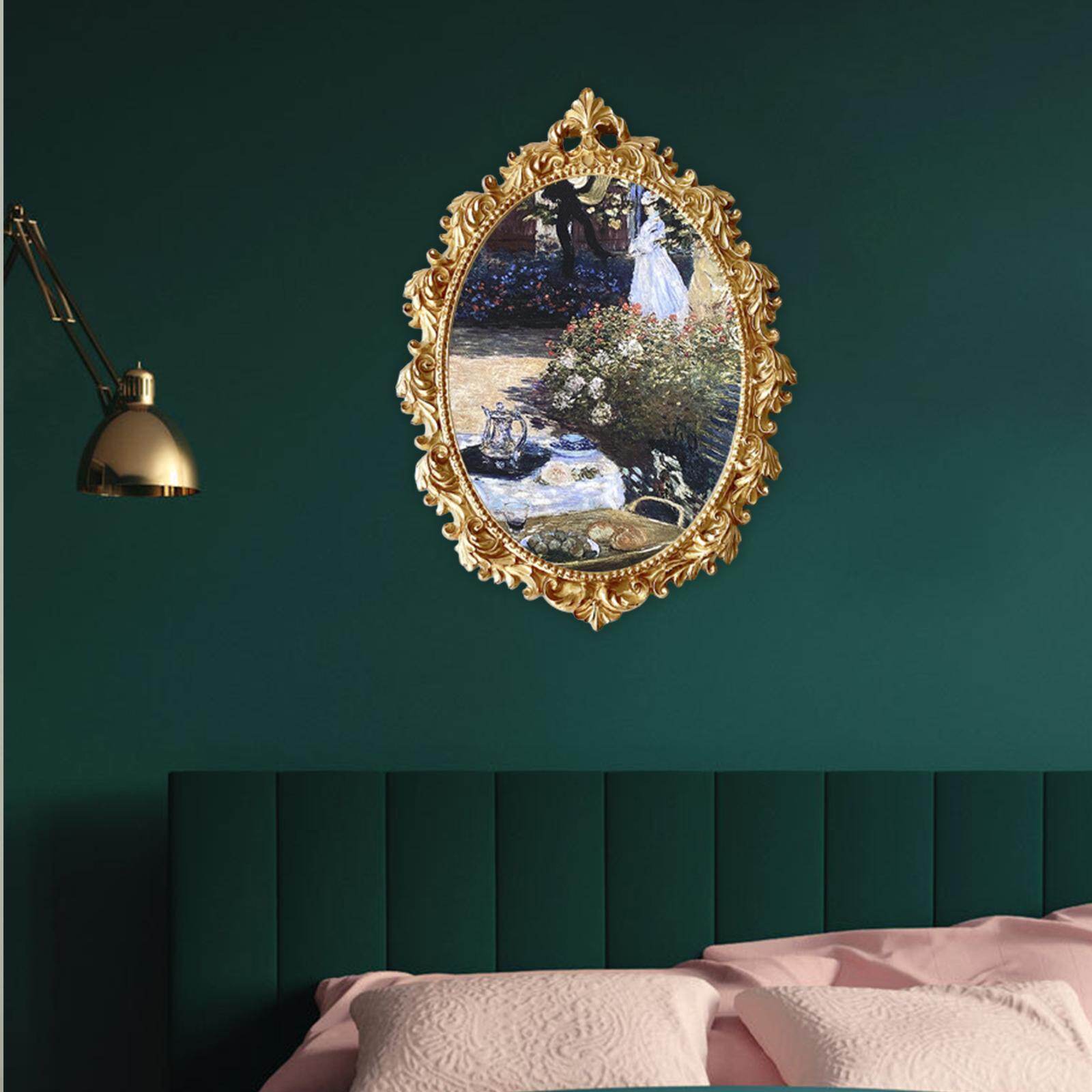 Loviver Wall Hanging Ornate Picture Frame Decorative European Style Photo Frame