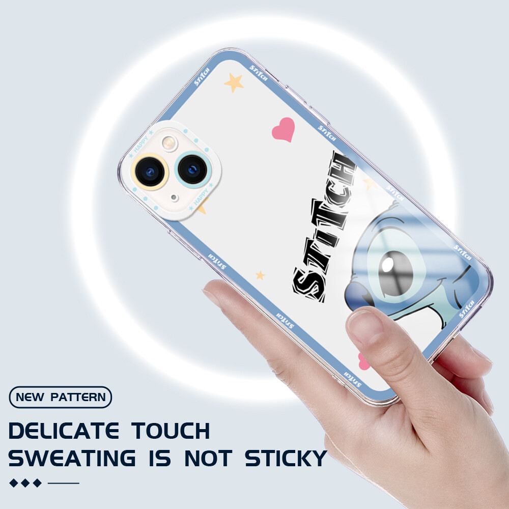 Ốp lưng Hontinga cho Xiaomi Redmi Note 14 13 Pro Plus Pro + 5g Redmi Note 12 4g 5g Note 11 Pro + 5g Ốp lưng cao su silicon mềm nhân vật hoạt hình Stitch Ốp trong suốt xuyên thấu Ốp lưng Ốp điện thoại mềm cho bé gái