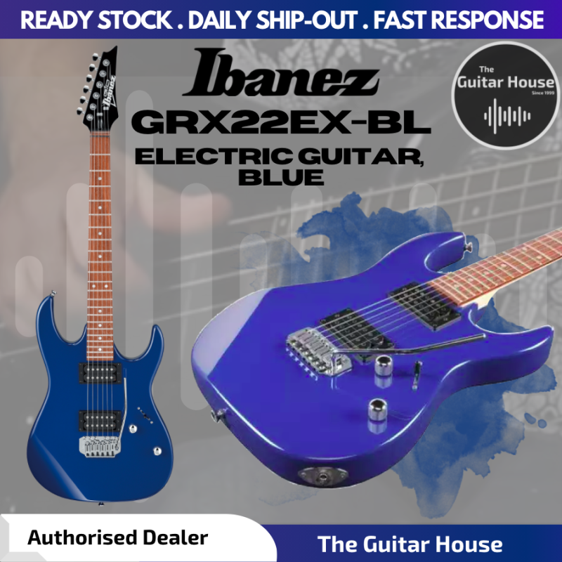 Ibanez GRX22EX RG Gio Series Electric Guitar, Blue / Red (GRX22EX-BL) (GRX22EX-RD) Malaysia