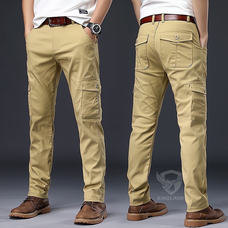 1P- cargo pants men 166/28-40 Stretchable 100% cotton multi pockets hiking pants tactical pants training pants army pants men Military pants outdoor pants
