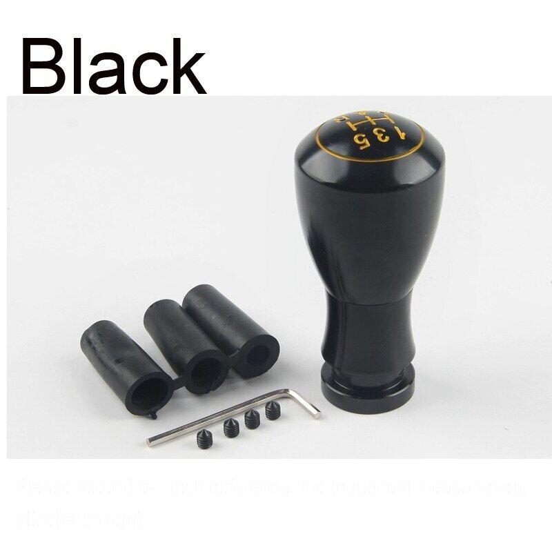 5 Speed Manual MT Aluminum Gearbox Gear Shift Shifter Lever Button
