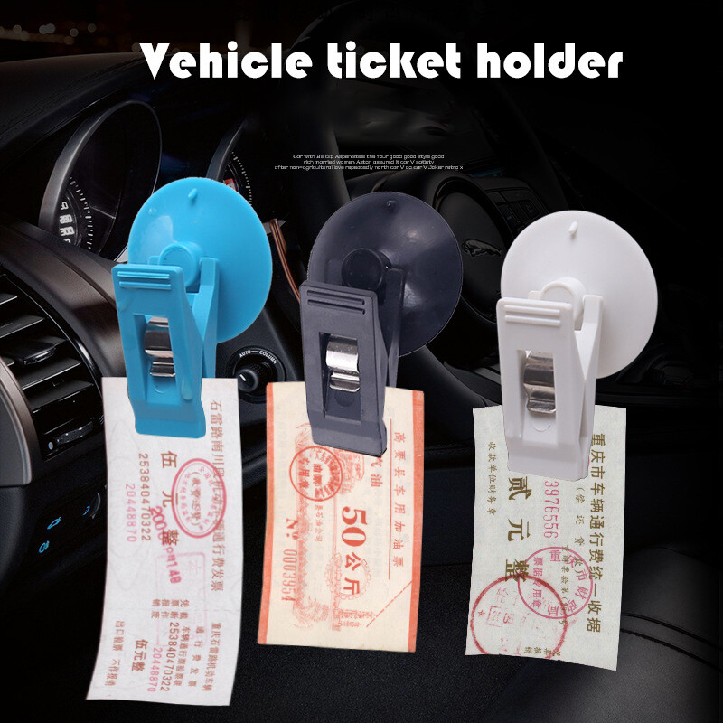 Black Clip Mount Interior Accessory Clip Removable Holder Car Interior Window Mount Suction Cup Clips Suction Cap Clip