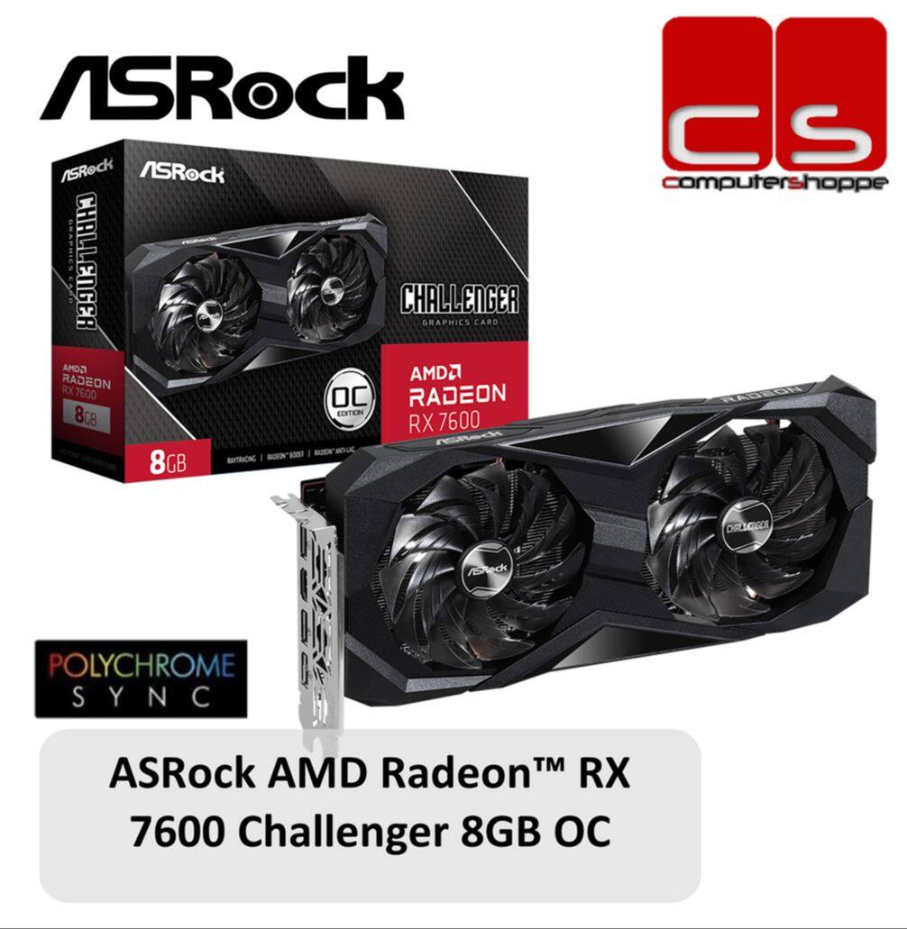 ASRock RX 7600 Challenger 8GB OC グラフィックボード・グラボ
