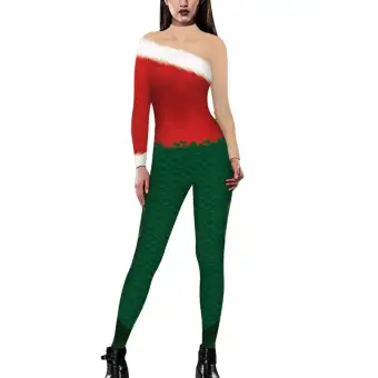 plus size christmas jumpsuit