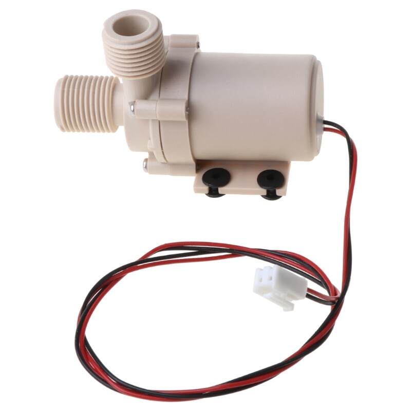 Máy bơm tuần hoàn nước nóng năng lượng mặt trời dc 12v/24v, máy bơm nước động cơ không chổi than, 5m 3m mới