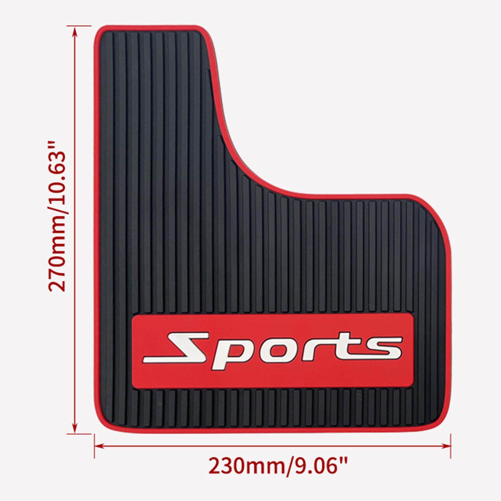 Blesiya Automotive Exterior Accessories Mud Flaps 4Pcs