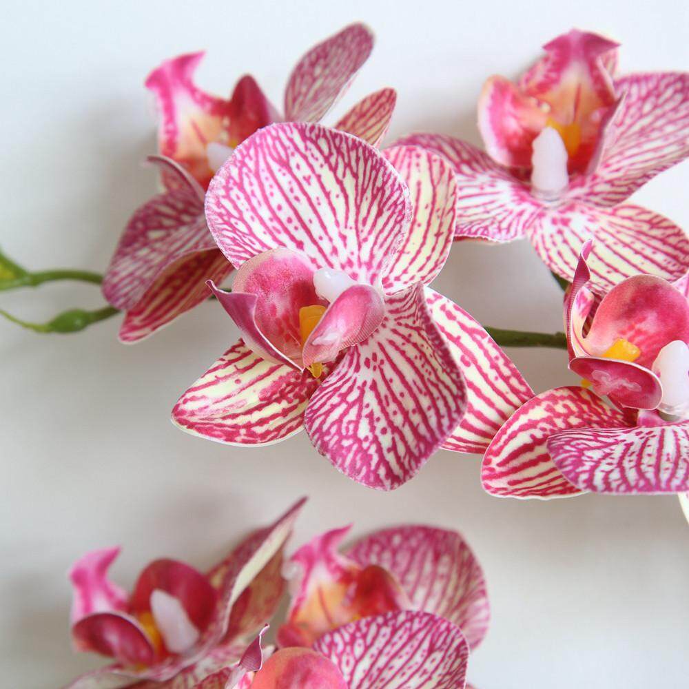 Beautiful Butterfly Orchid Silk Flower Home Wedding Party Phalaenopsis Bouquet O