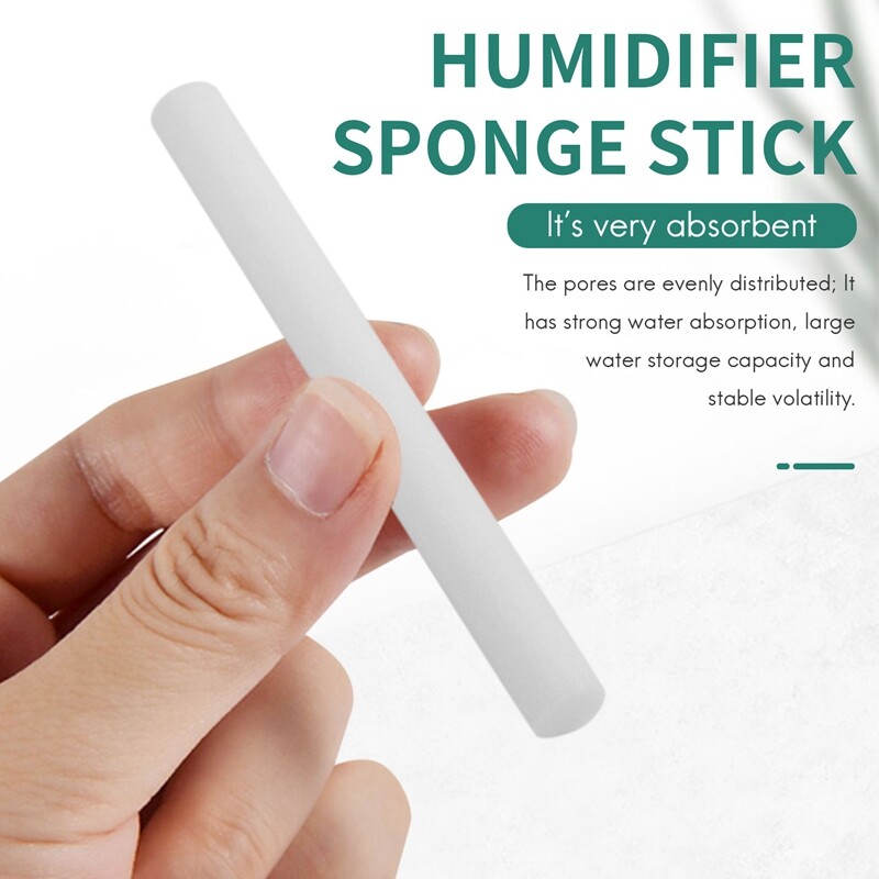 20Pcs Humidifier Filters Replacement Cotton Sponge Stick for USB Humidifier Aroma Diffusers Mist Maker Air Humidifier