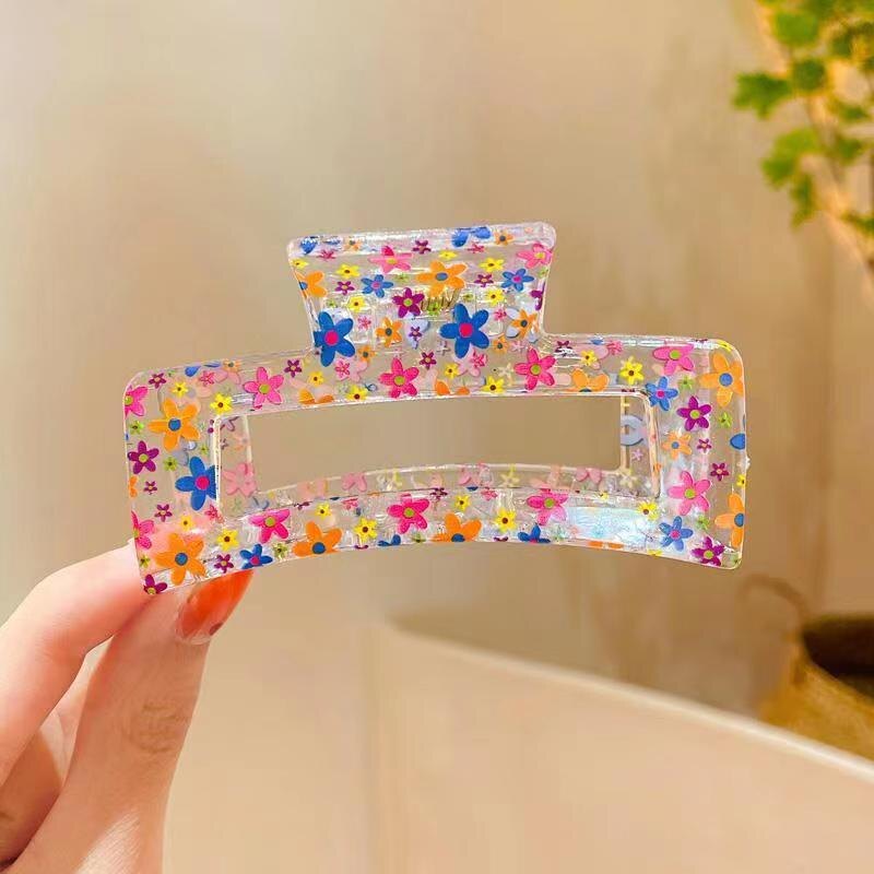 Hình In Chấm Bi Hoa Kẹp Tóc Dễ Thương Cho Nữ