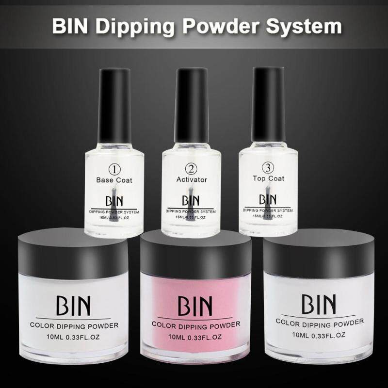 BLY Top CoatNail Polish Dipping Powder Set Easy to Use Quick Drying Long Lasting Manicure Supplies