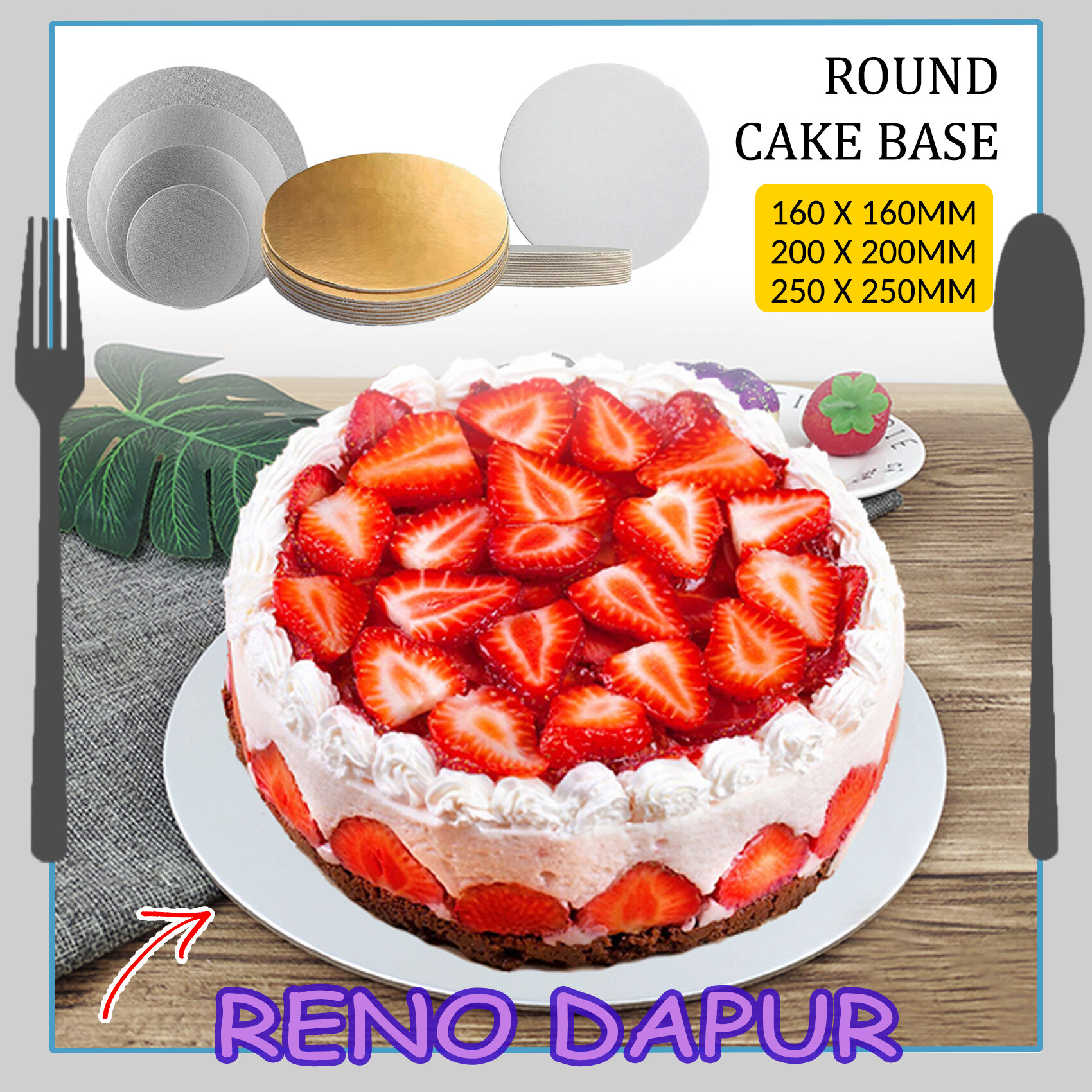 ROUND CAKE PAPER CAKE BOARD CAKE BASE Cake Mat Cake Cardboard Base Dessert Paper Cakes Tray