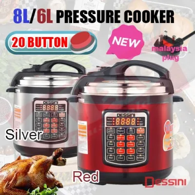 New Version 20 Button Dessini Pressure Cooker Rice Cooker Periuk Tekanan